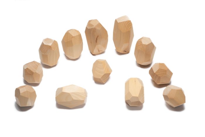 12 Teniques Natural - piedras de madera - Imagen 2