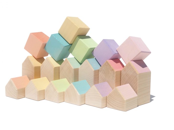 Casitas y Cubos Pastel - Imagen 4