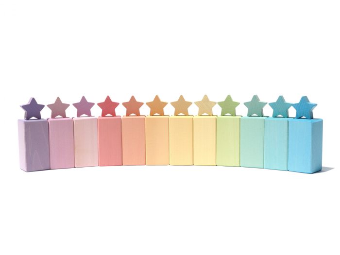 12 Prismas rectangulares Pastel - Imagen 3