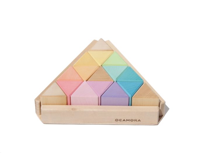 Prismas Triangulares Pastel