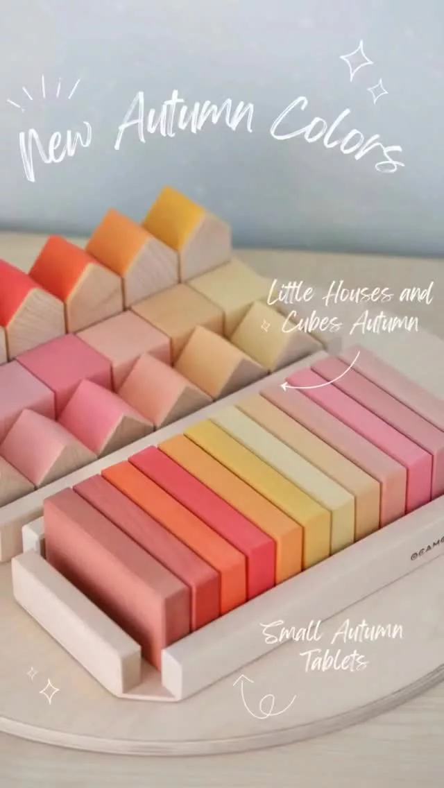 Autumn vibes 🍂

🎥 By @happy.mint.kids 🩵

#ocamora #littlehouses #woodenblocks #boards #buldingblocks #woodentables